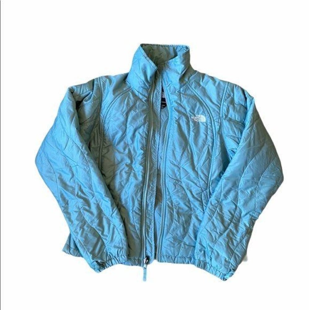 THE North Face blue Puffer Jacket